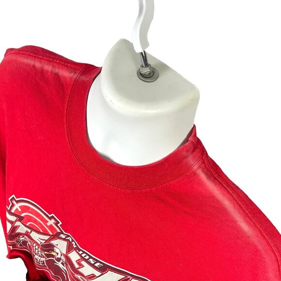 San Jose Stealth NLL Lacrosse SGA Towel + Mens T-Shirt size Large w/Fade 2004-09 - Picture 6 of 9